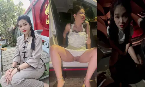 Ajak jalan di taman, dipaksa buka celana dalam, pamer memek lalu hisap kontol di tempat umum